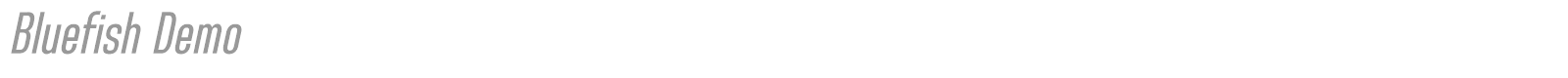 Bluefish font preview